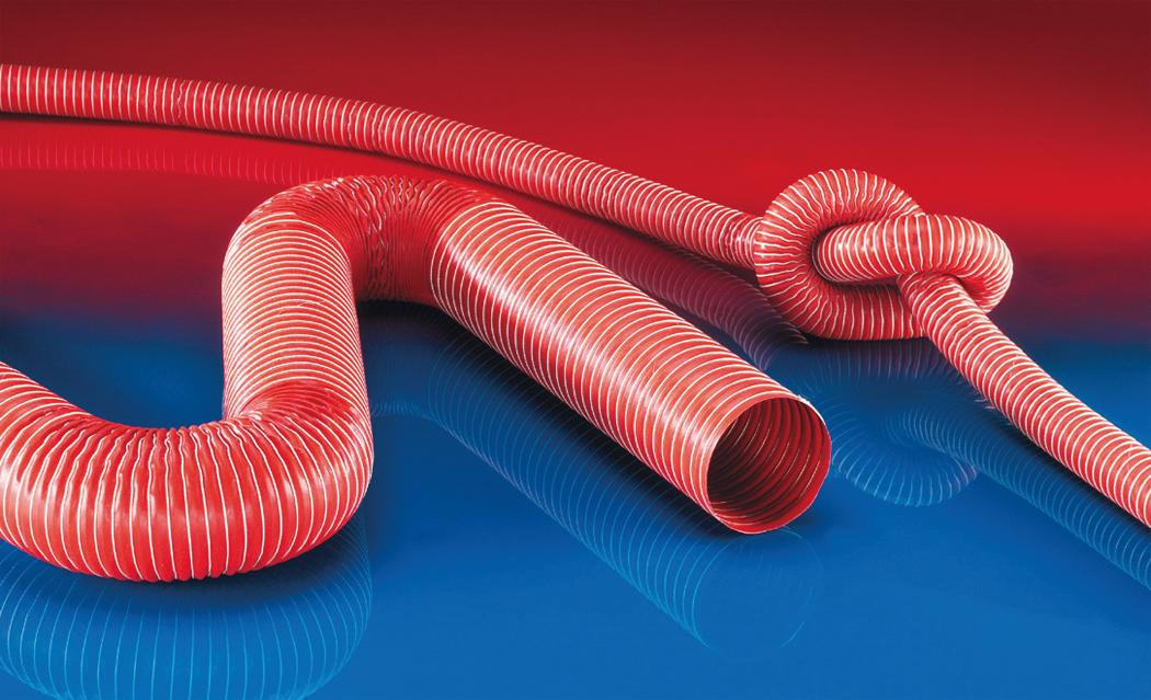 Manguera silicona , trenzado acero, alta temperatura 260Cº 