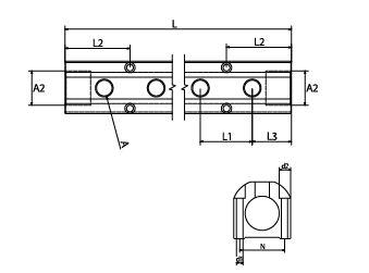 Distribuidores de aluminio 1½