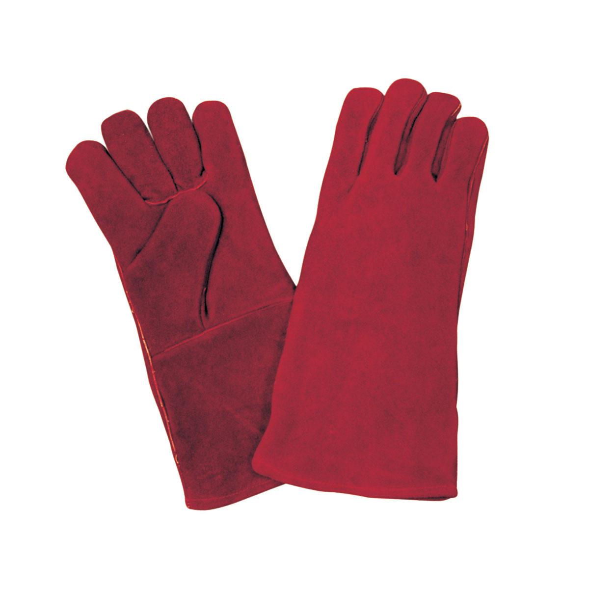 Guantes de trabajo largos en piel