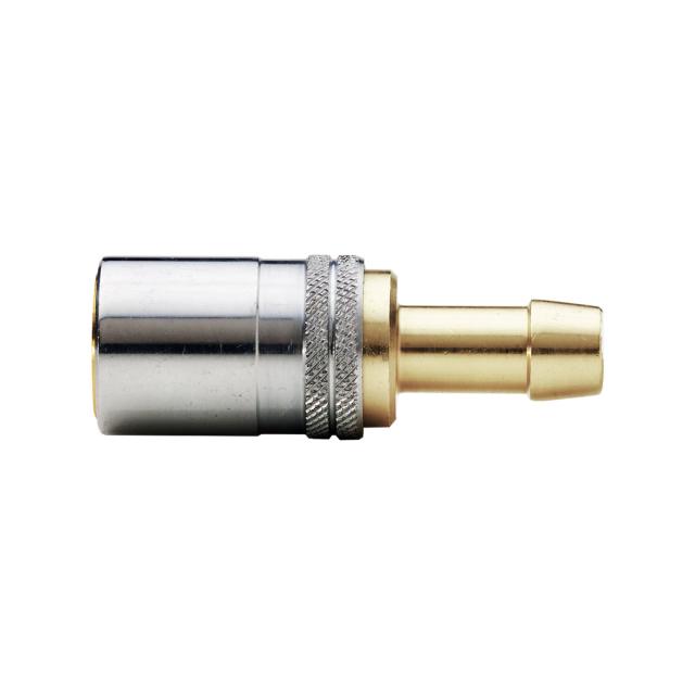 Enchufe manguera recto, con válvula compatible Staubli