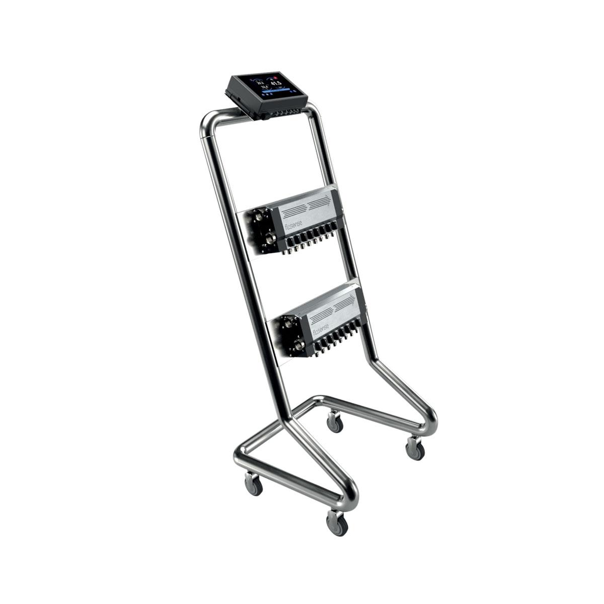 Soporte con ruedas para equipos Flosense