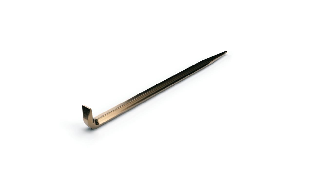 Palanca de aleación Aluminio/Bronce, punta en ángulo y cabeza redondeada