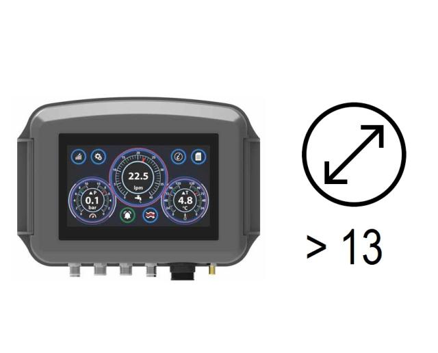  Kit FloSense (doble sensor y doble circuito) medición de caudal, temperatura, presión y cálculos Delta-T + Delta-P 
