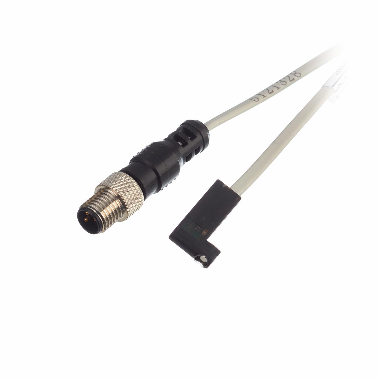 Sensores de de 3 hilos PNP, normalmente abiertos, 0,3Mtr. Conector M8, para pinzad neumáticas de expansión interna