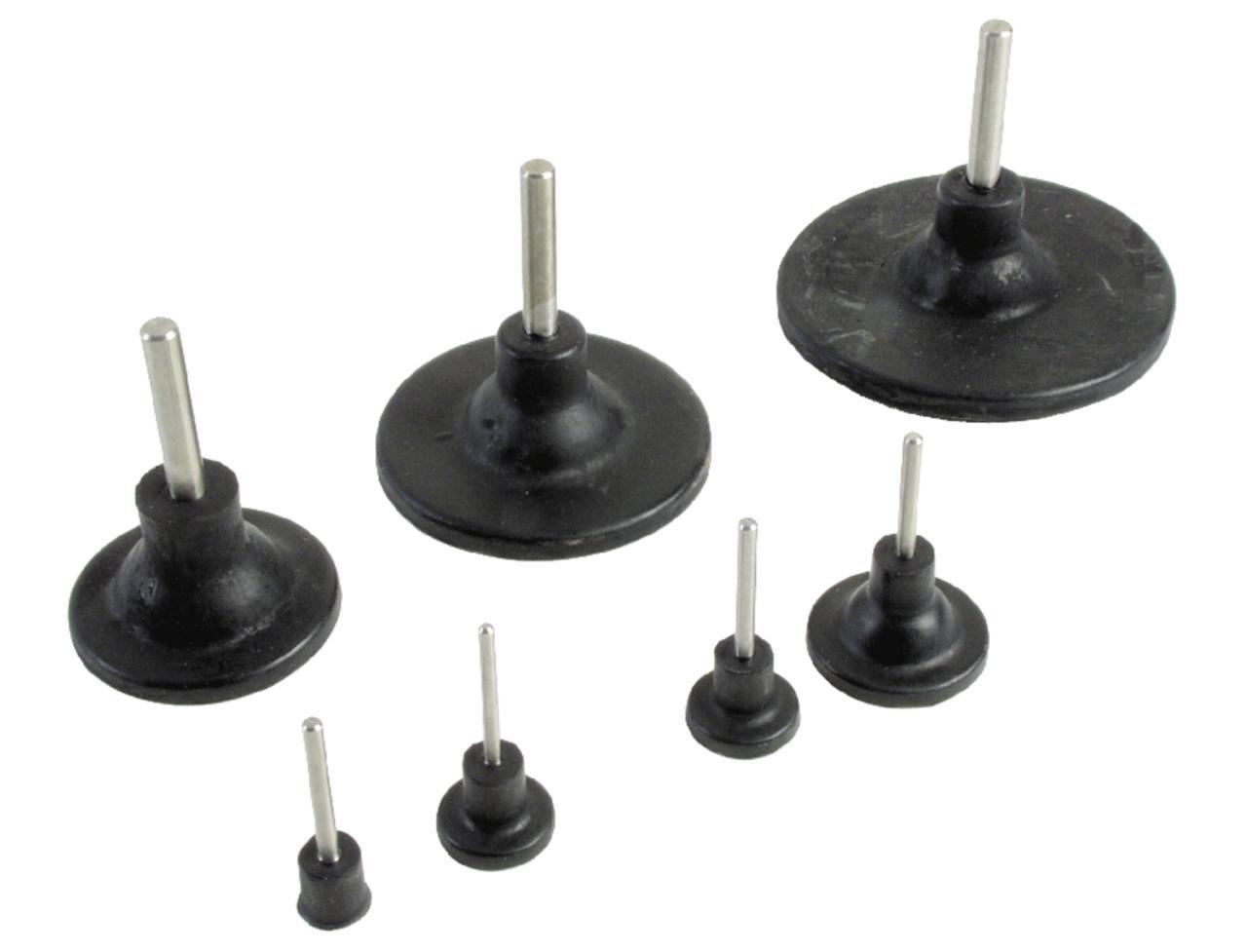 Portadiscos de goma, Ø 18 mm, s.-Ø 3 x 26 mm