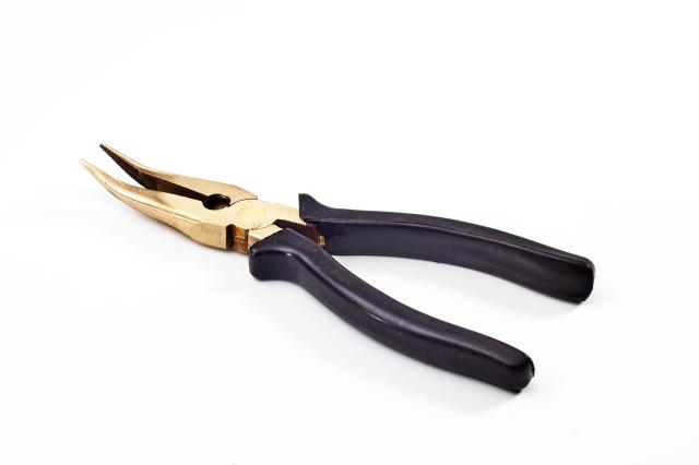 Alicates de Bronce curvados a 60º