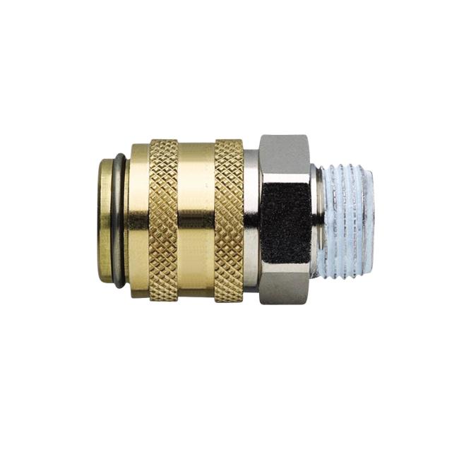 Enchufe rápido rosca macho compatible Hasco versión corta