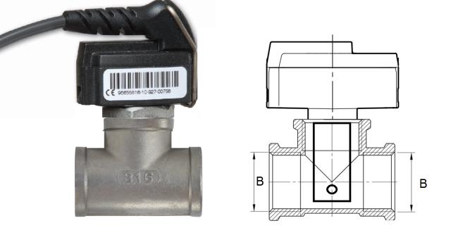 Kit de presión y temperatura tipo FS para linea de entrada