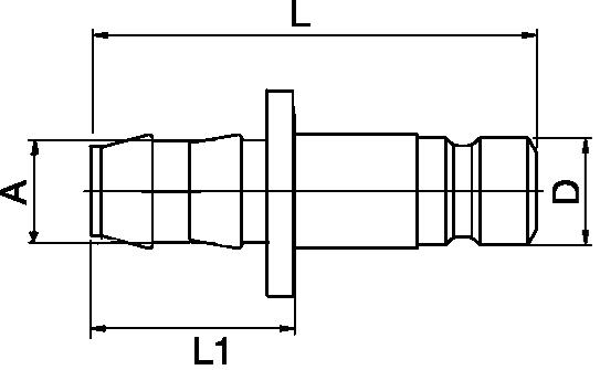 Adaptador manguera Push Lock