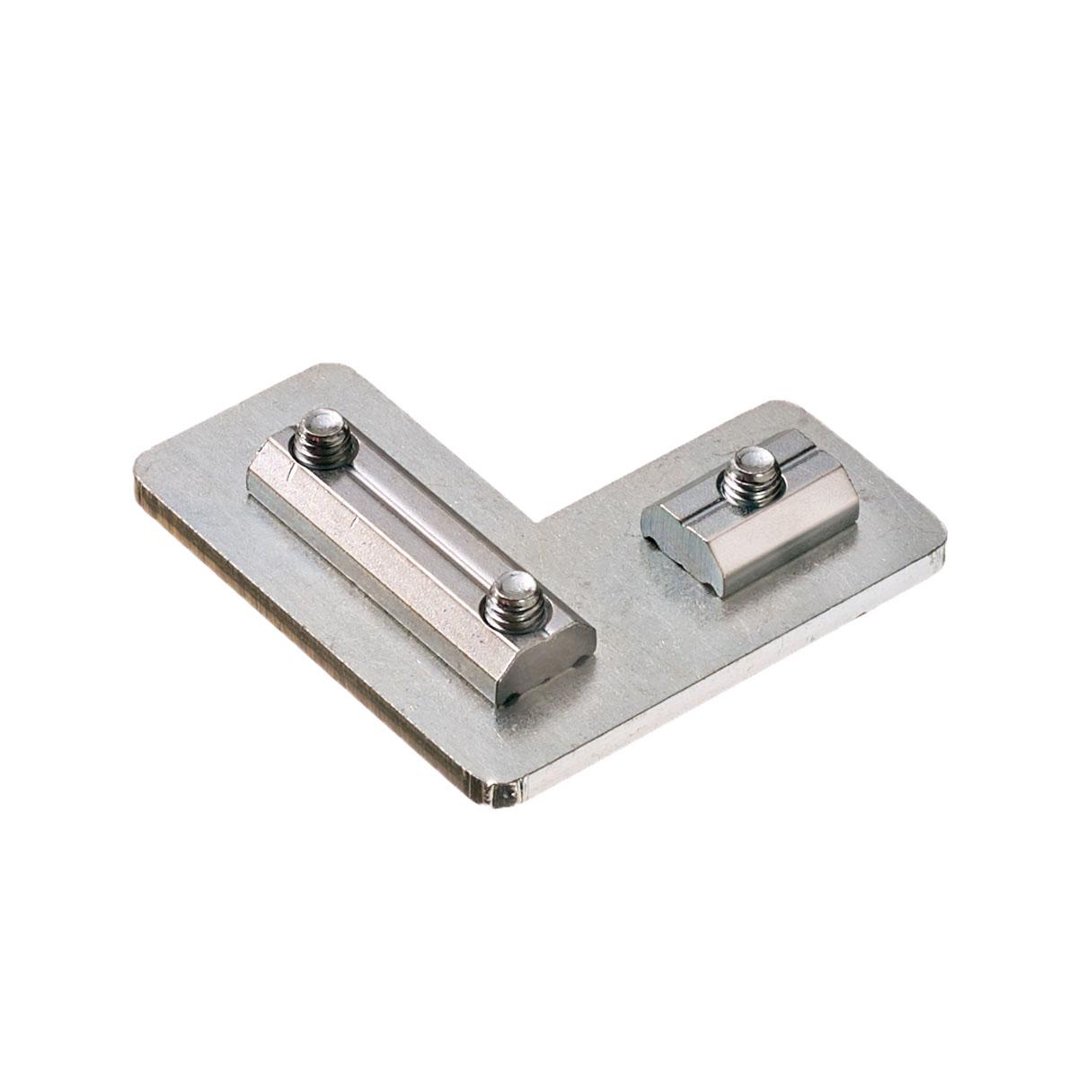 Placas planas para perfiles forma L 