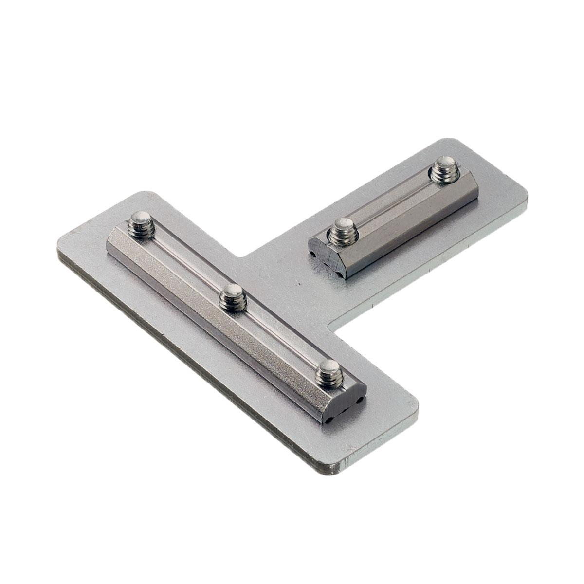 Placas planas para perfiles forma T 