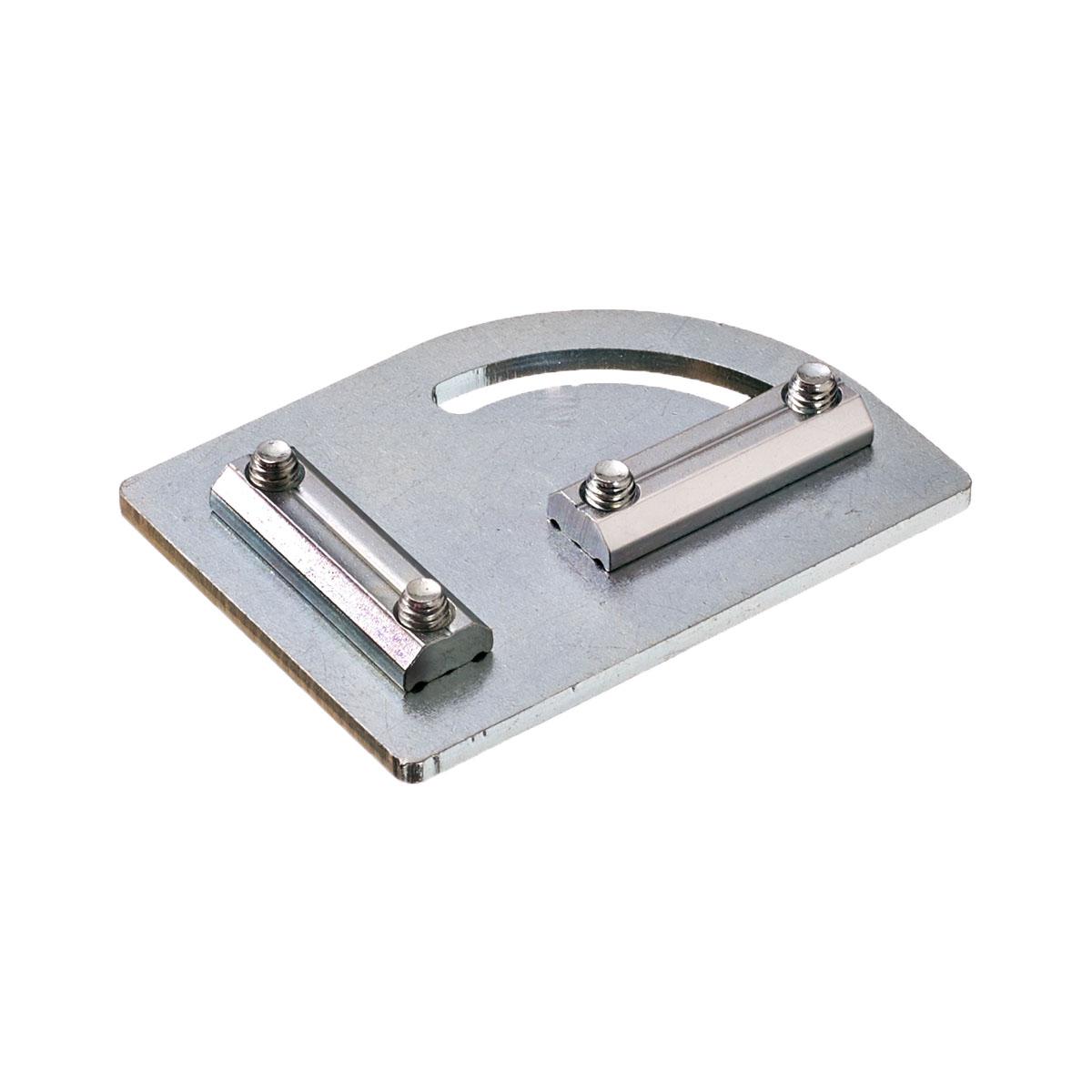 Placas planas para perfiles, ajustable 0-90° 
