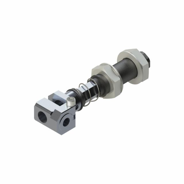 Brazos telescópicos roscados, orientables 0-90º con muelle (no rotativos)