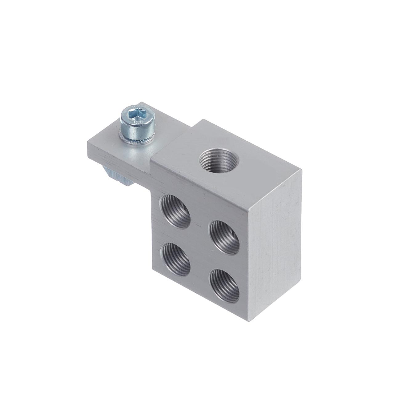 Distribuidores de aluminio para conexiones neumáticas 1-8