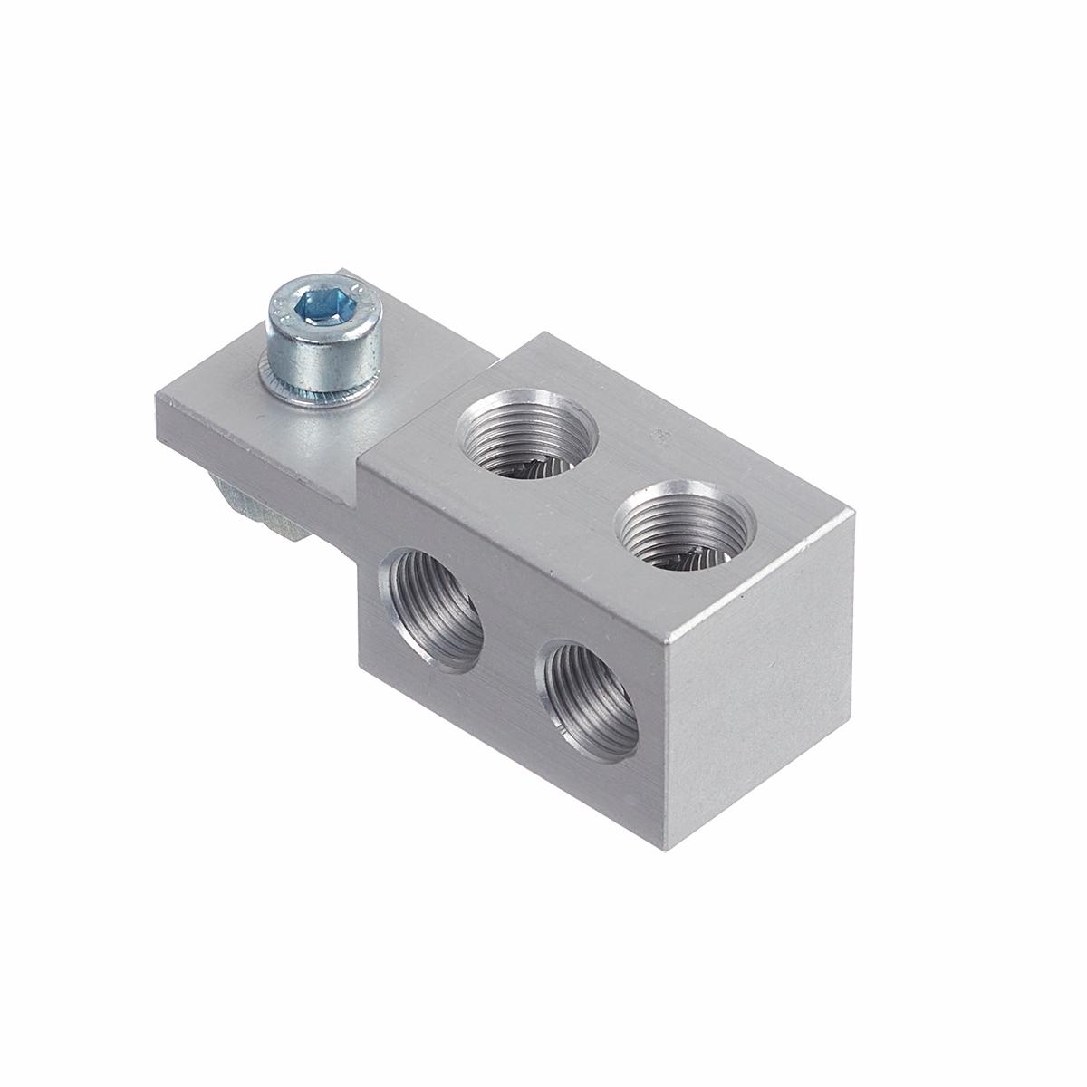 Distribuidores de aluminio para conexiones neumáticas 2-4