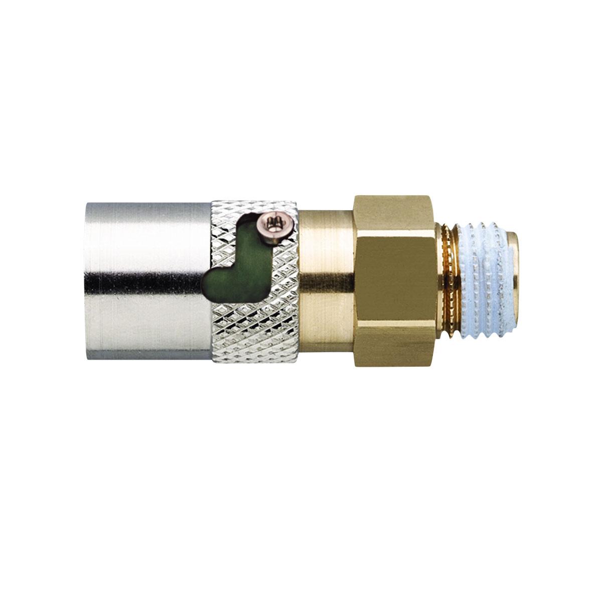Enchufe manguera rosca macho 1/4 de seguridad tipo TS