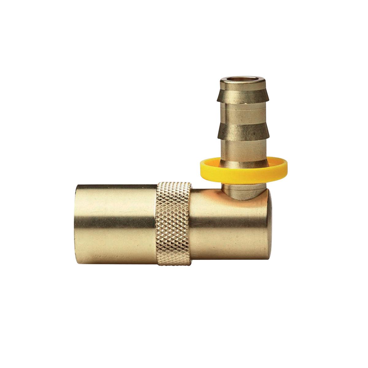Enchufe manguera 90º Push Lock